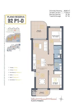 Appartement 2 slpk in Los Alcazares – foto 9