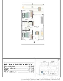 Appartement 2 slpk in Torre Pacheco – foto 22