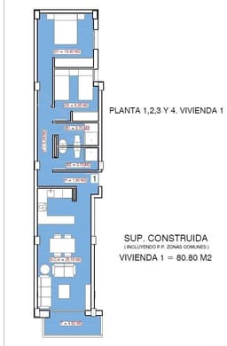 Appartement 2 slpk in Torrevieja – foto 17