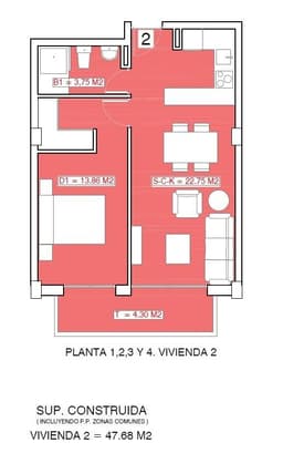 Appartement 1 slpk in Torrevieja – foto 17