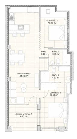 Appartement 2 slpk in San Javier – foto 20